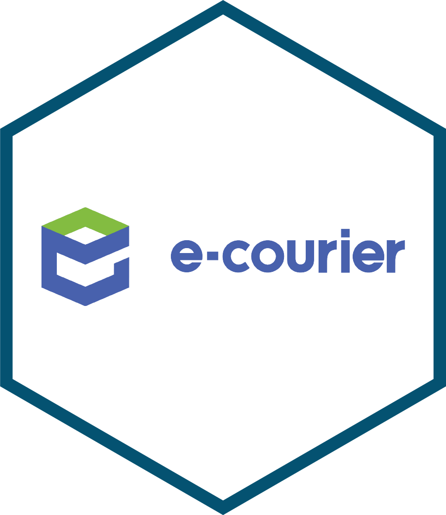 Image of the e-courier logo