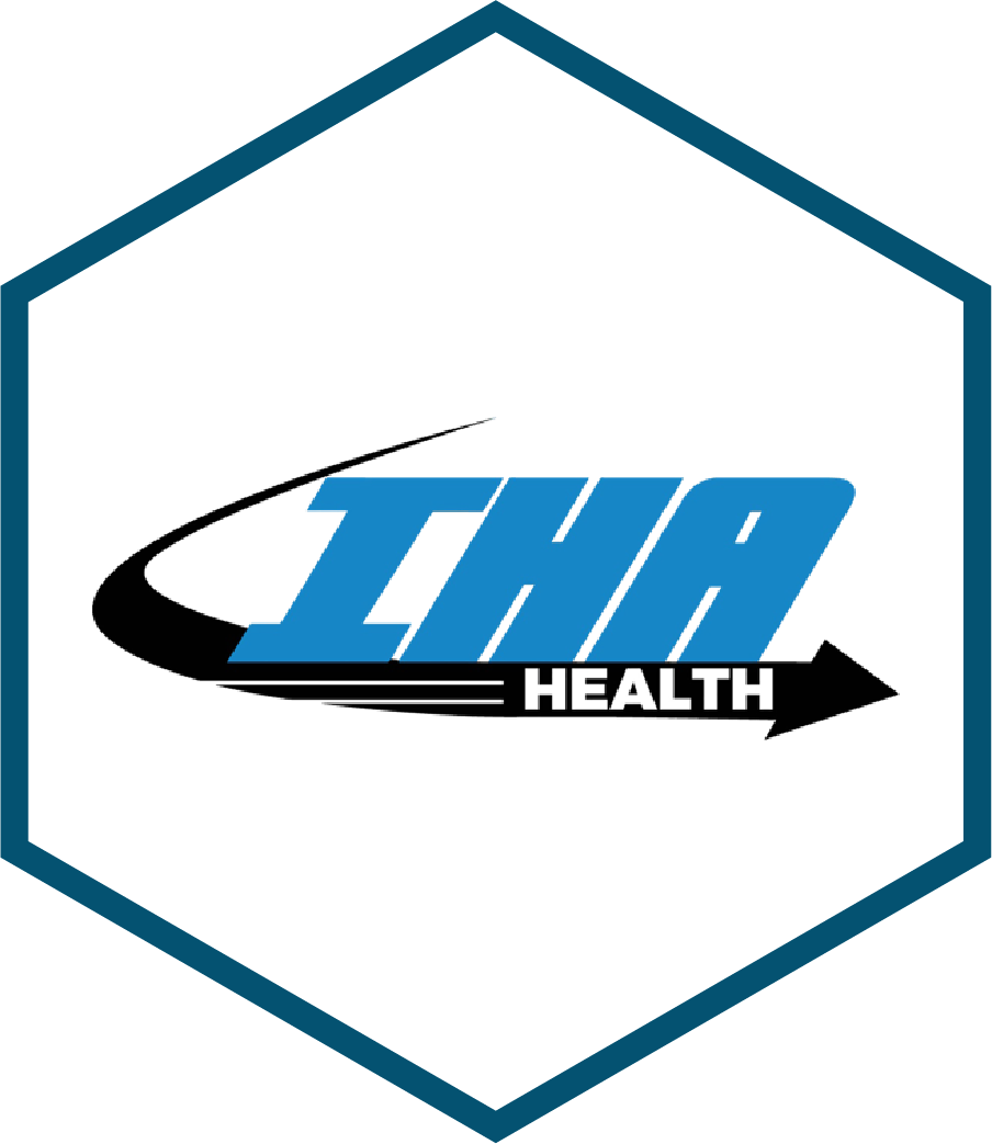 Image of the IHA health logo.