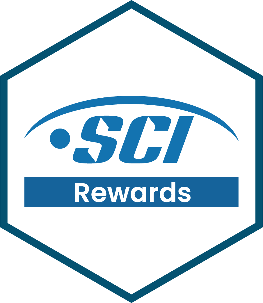 Image of the SCI Rewards App logo.